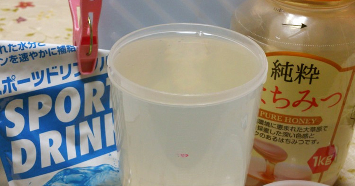 スポーツドリンク経口補水液 レシピ 作り方 By そぼくっくgo クックパッド 簡単おいしいみんなのレシピが352万品