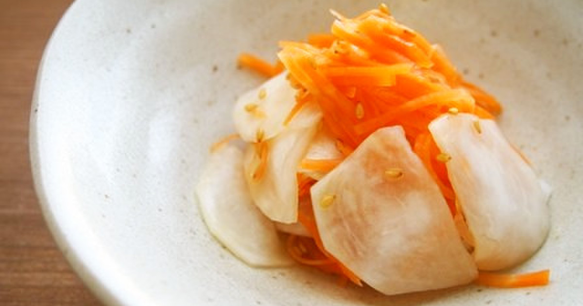 かぶと人参の酢の物♪ by 京たまご 【クックパッド】 簡単おいしいみんなのレシピが350万品