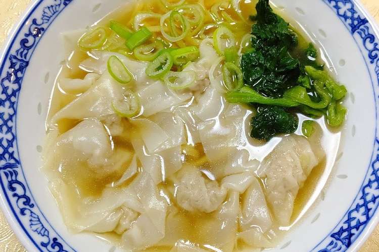 ワンタン麺 レシピ 作り方 By 68みっちゃん クックパッド 簡単おいしいみんなのレシピが370万品