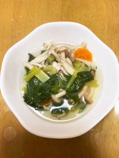 小松菜きのこスープ♪の写真