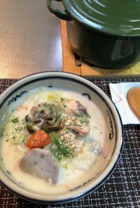 鮭と里芋のシチュー