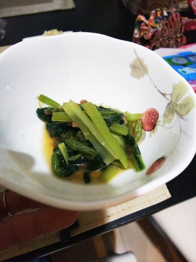 小松菜和え物の写真