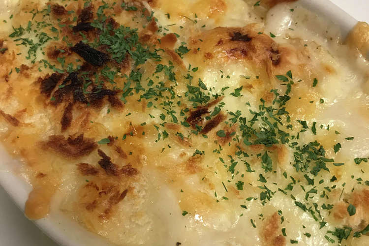 鮭フレークでマカロニグラタン レシピ 作り方 By Hitomi0 クックパッド 簡単おいしいみんなのレシピが352万品