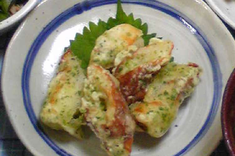 朝ご飯 てんぷら粉で簡単 竹輪の磯辺揚げ レシピ 作り方 By Happymd クックパッド 簡単おいしいみんなのレシピが360万品