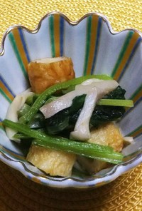 竹輪と小松菜とエリンギの中華煮