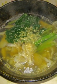 舞茸の中華スープ
