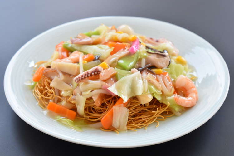 パリパリ食感が楽しい 長崎皿うどん レシピ 作り方 By 島手そうめん販売 クックパッド 簡単おいしいみんなのレシピが360万品