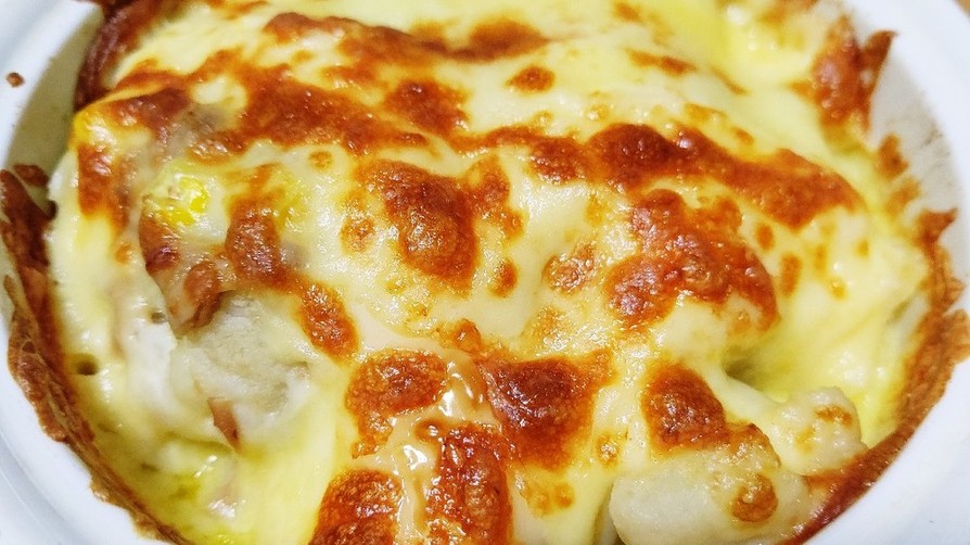 カリフラワーのツナマヨチーズ焼きの画像
