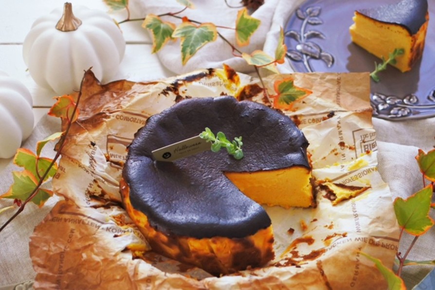 ラム香るカボチャバスク風チーズケーキの画像