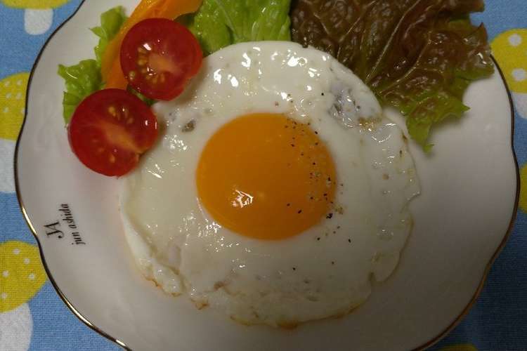 かわいいまん丸目玉焼き レシピ 作り方 By ジビエ大好き クックパッド 簡単おいしいみんなのレシピが349万品