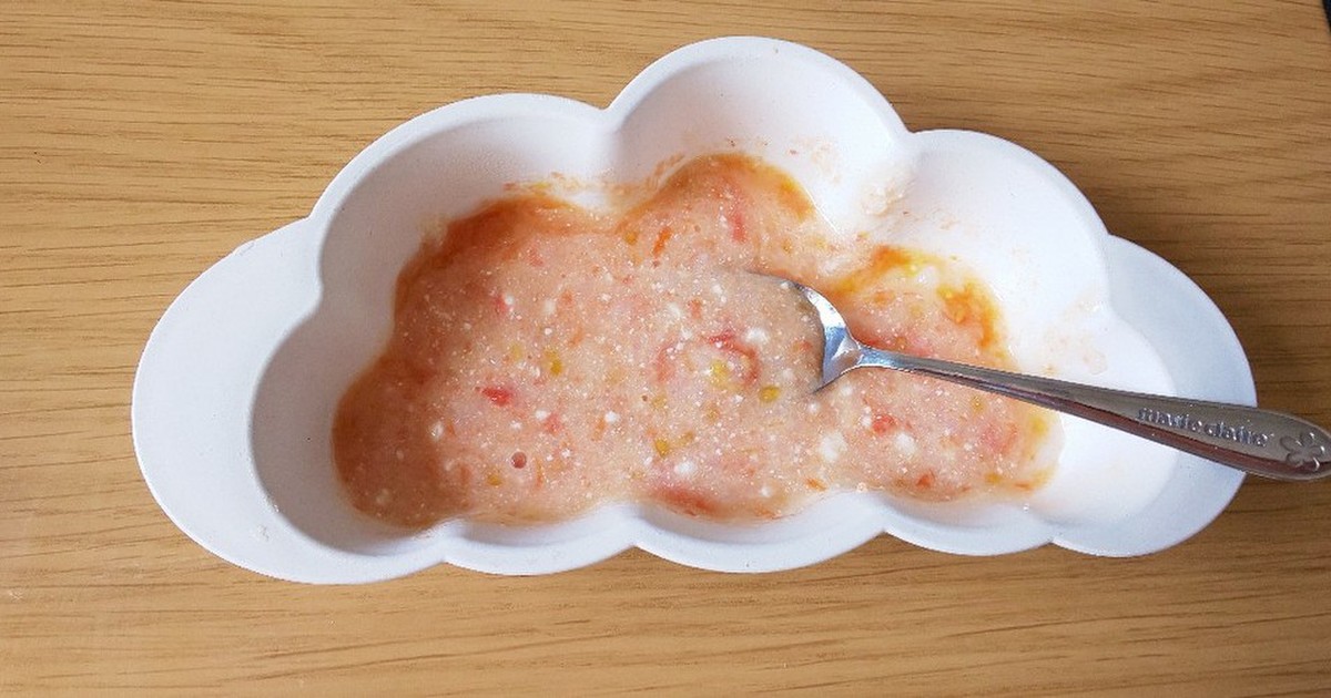 離乳食中期 トマトチーズリゾット レシピ 作り方 By Rikaまま クックパッド 簡単おいしいみんなのレシピが366万品