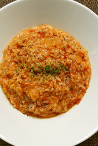 赤米を使用したトマトチーズリゾット