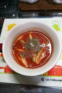 簡単！トマトとしめじのスープ