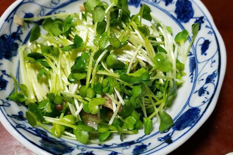 簡単まぜるだけ 豆腐と貝割れ大根のサラダ レシピ 作り方 By めかどっく クックパッド 簡単おいしいみんなのレシピが352万品