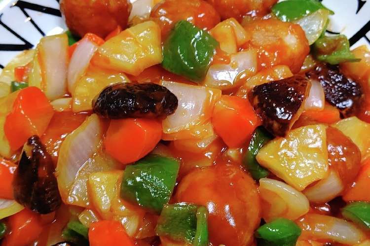 豚肩ロース薄切りで作る野菜たっぷり酢豚 レシピ 作り方 By みっちゃん68 クックパッド 簡単おいしいみんなのレシピが355万品