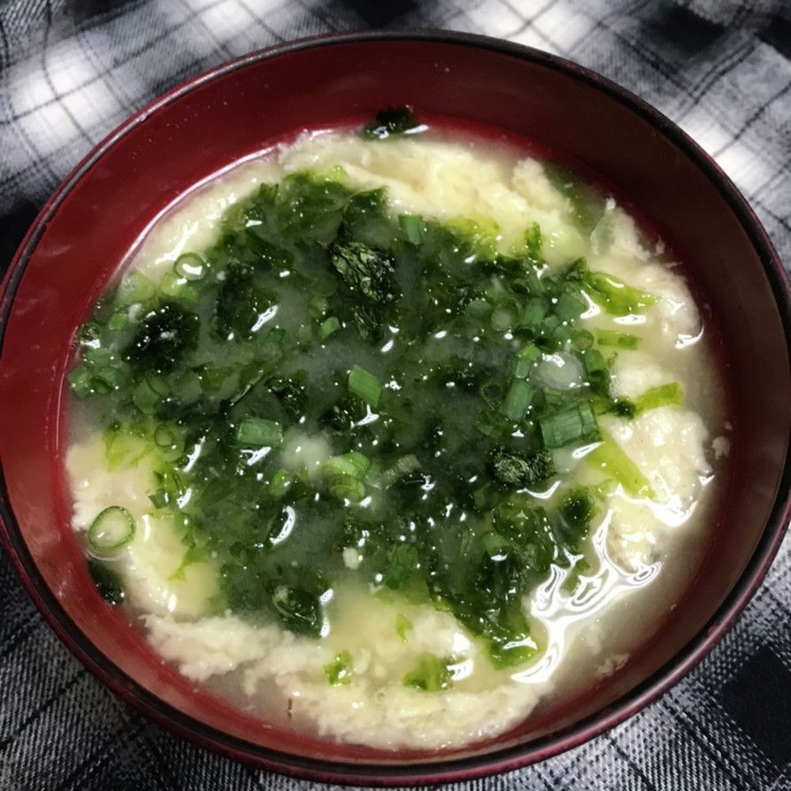 簡単レンジ☆大和芋の味噌汁の画像