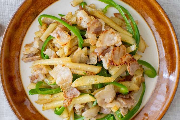 豚バラ肉とじゃがいもの塩こうじ炒め レシピ 作り方 By ハナマルキレシピ クックパッド 簡単おいしいみんなのレシピが352万品