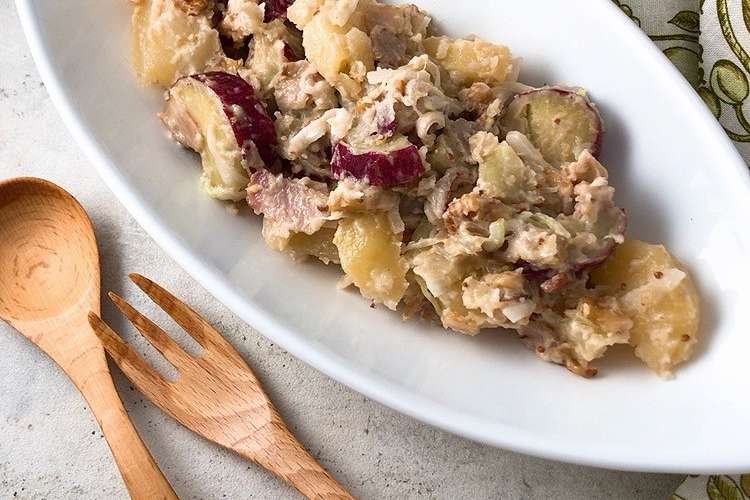 さつまいもとじゃがいものポテトサラダ レシピ 作り方 By Keiboubou クックパッド