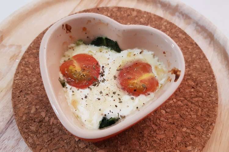 トマトとほうれん草の焼きヨーグルト レシピ 作り方 By K1ぱぱ クックパッド 簡単おいしいみんなのレシピが357万品