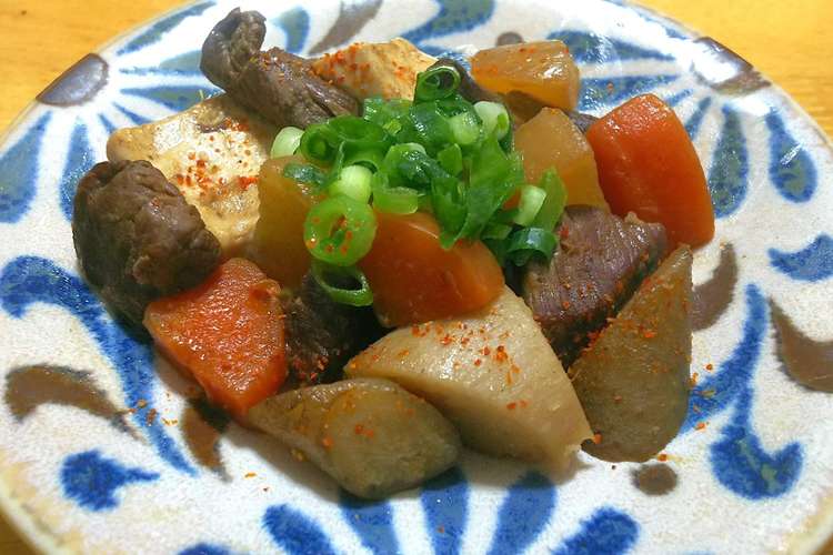 牛もも肉の和風煮込み お手軽食材で簡単 レシピ 作り方 By オヤジの仕事場ゴハン クックパッド 簡単おいしいみんなのレシピが366万品