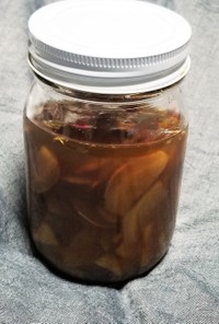 バニラ風味の生姜シロップ