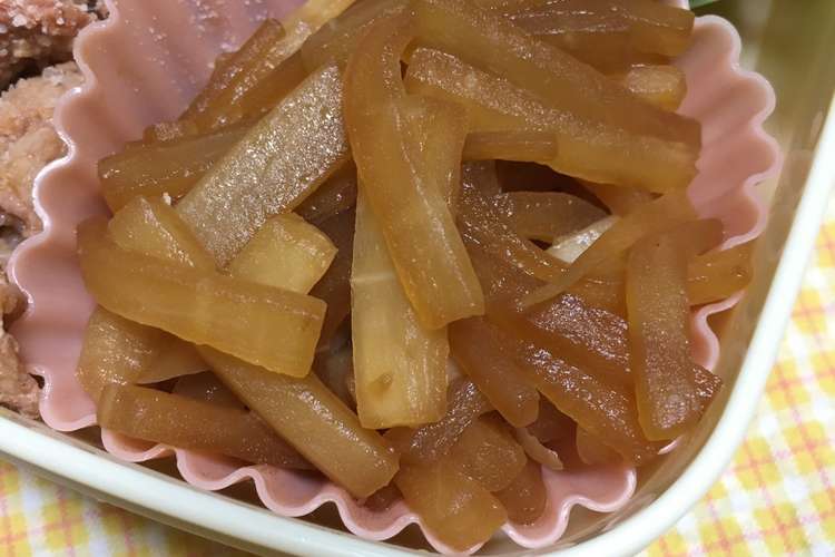 境野米子さんの 大根の油いため レシピ 作り方 By わたさな クックパッド 簡単おいしいみんなのレシピが357万品