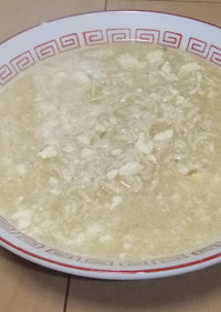 あったまる♫豆腐スープラーメン
