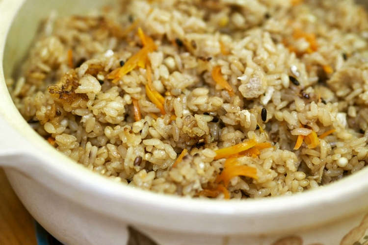 雑穀米の炊き込みご飯 レシピ 作り方 By みんみんみんと クックパッド
