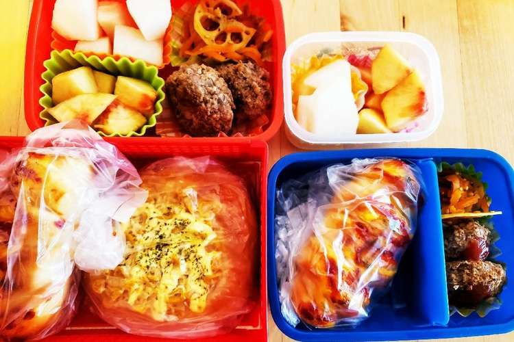 幼稚園のお弁当第段67 手作りパン レシピ 作り方 By ゆずﾝ クックパッド 簡単おいしいみんなのレシピが356万品