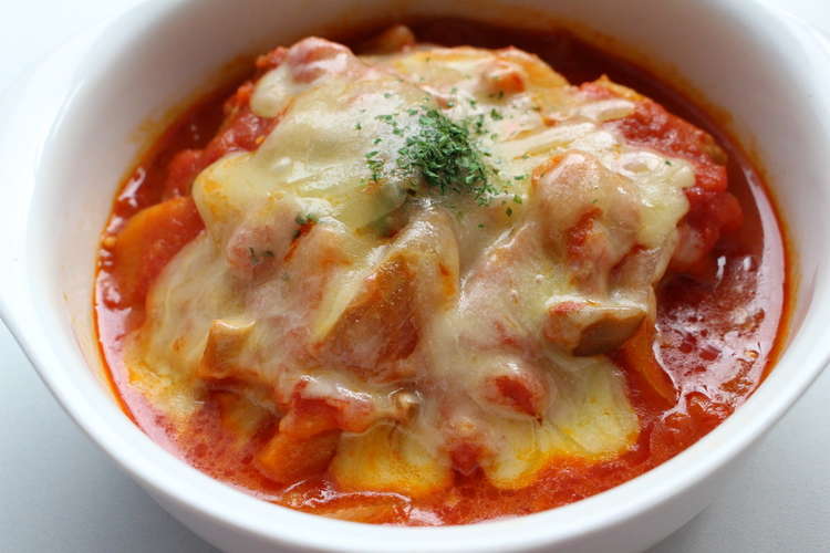 鶏もも肉のトマト煮込み チーズがけ レシピ 作り方 By クックa5kyrv クックパッド 簡単おいしいみんなのレシピが360万品