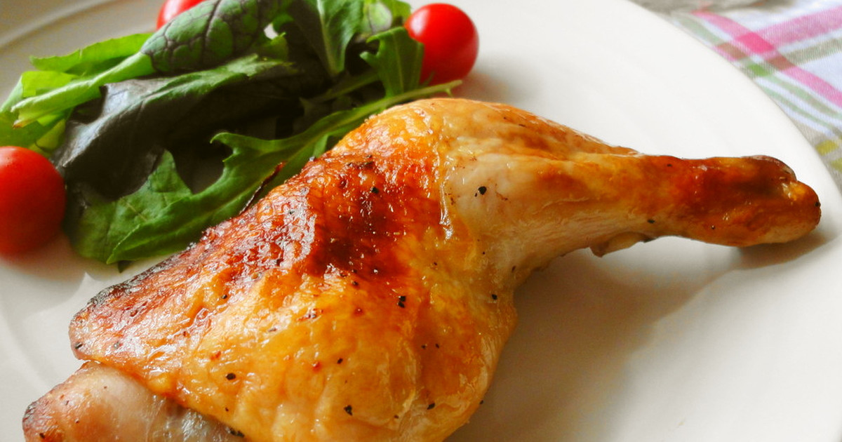 チキンレッグクォーターのオーブン焼き レシピ
