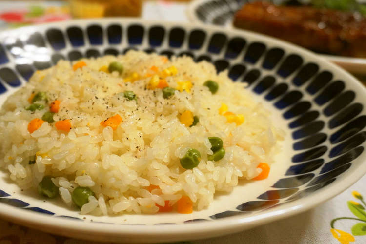 炊飯器で簡単 ピラフ レシピ 作り方 By ゆうゆう0221 クックパッド