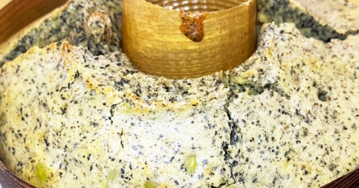 ヘルシー 豆腐と黒ゴマのシフォンケーキ レシピ 作り方 By ラスタ大山 クックパッド 簡単おいしいみんなのレシピが374万品