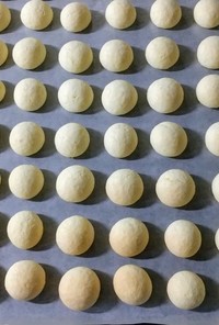 丸めて作る卵ボーロ