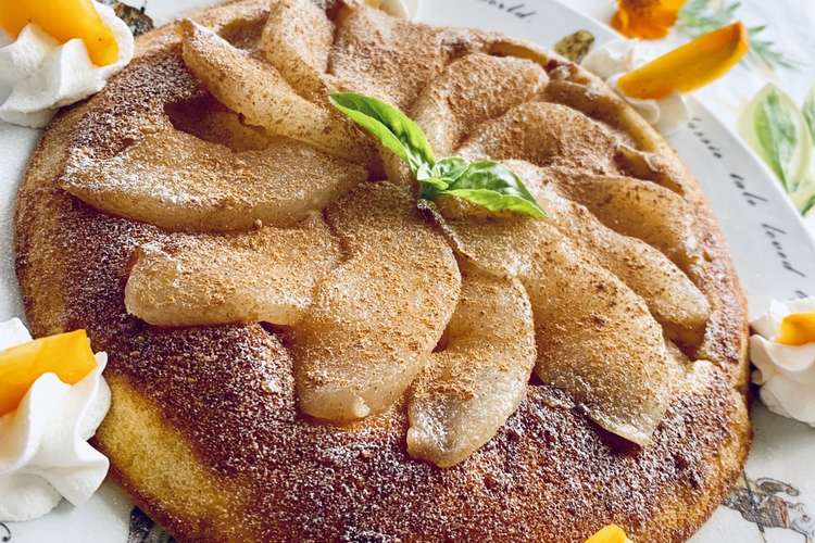 簡単 フライパンde梨のタタンケーキ レシピ 作り方 By Chiechan クックパッド