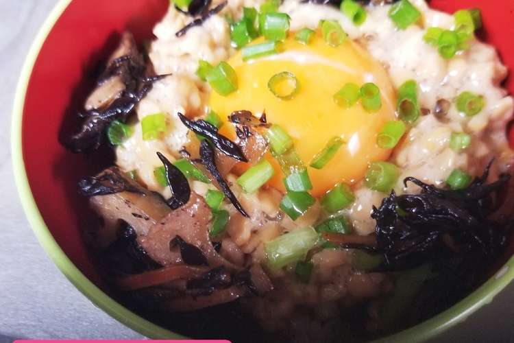 納豆ひじき小ネギ卵かけご飯 ポン酢編 レシピ 作り方 By Xyzクッキング クックパッド 簡単おいしいみんなのレシピが349万品