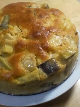おさつとりんごのごろごろ秋ケーキ♪