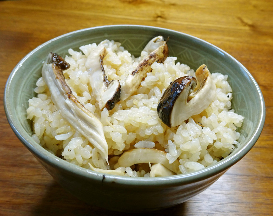 香り立つ松茸ご飯の作り方の画像