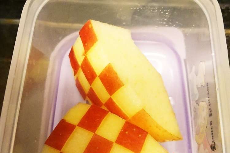 リンゴ 飾り切り レシピ 作り方 By アスポン クックパッド 簡単おいしいみんなのレシピが365万品