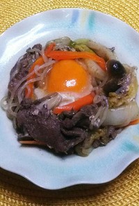 【フライパンで】すき焼き風