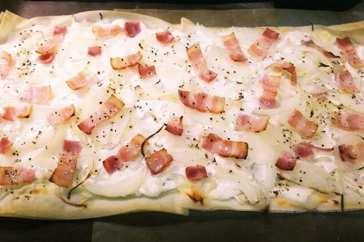 あっという間にタルトフランベ レシピ 作り方 By Kyonpyon クックパッド 簡単おいしいみんなのレシピが363万品