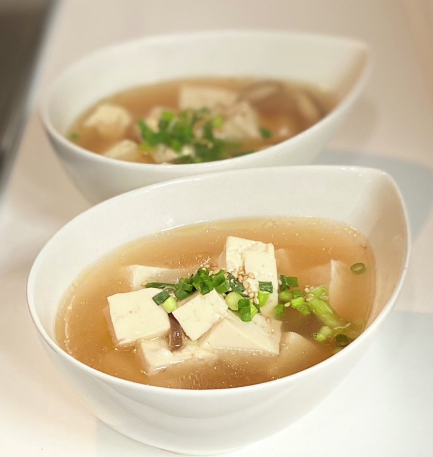 簡単！豆腐と乾燥小海老の中華スープの画像