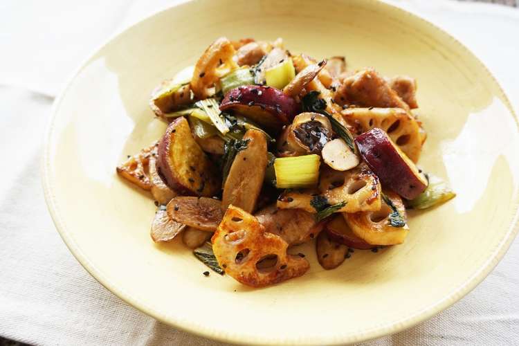 肉巻きエリンギと秋野菜の甘辛炒め レシピ 作り方 By 岐阜県関市 クックパッド 簡単おいしいみんなのレシピが360万品