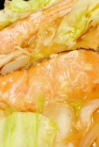 塩鮭で作れる簡単お味噌のちゃんちゃん焼き