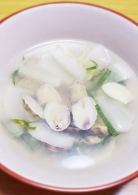 [韓国料理] アサリのスープ