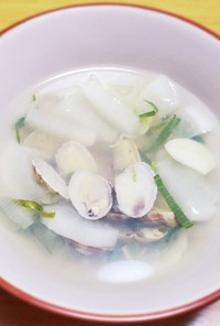 [韓国料理] アサリのスープ