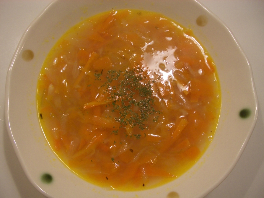 簡単でウマイ★たまねぎとにんじんのスープの画像