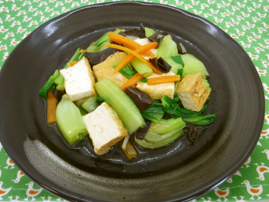 青梗菜の中華風煮の画像