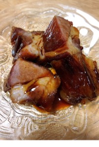 簡単　レンチン豚の角煮