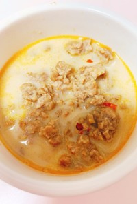 ピリ辛豆乳坦々スープ